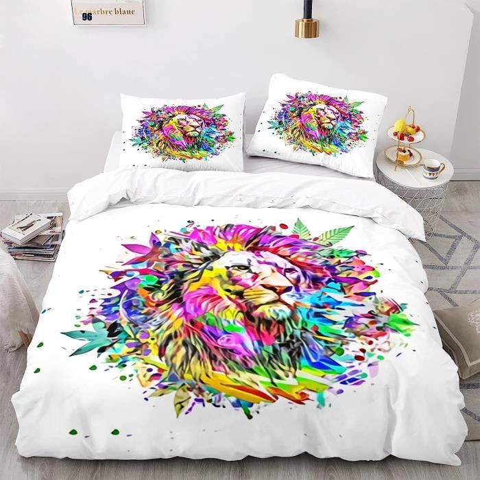 Parure De Lit Enfant - Panda Housse De Couette 120X150 Cm Et Taie  D'Oreiller 40X60 Cm - Dessins Animés Housses De Couettes E[H3142] -  Cdiscount Maison