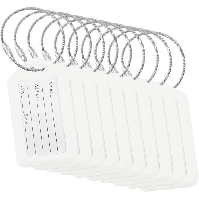 Agipa - 2400 Étiquettes multi-usages blanches - 50 x 50 mm - réf 102166 Pas Cher | Bureau Vallée