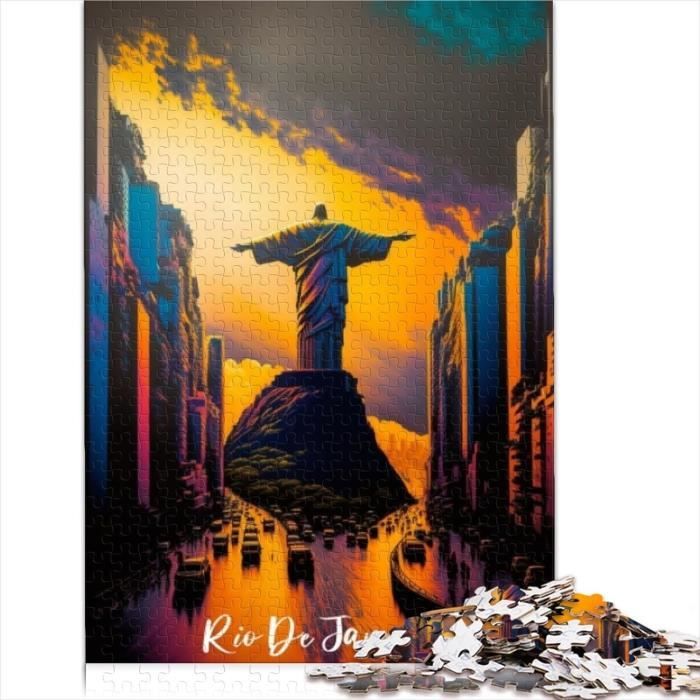 Puzzle pour adultes Artsy Rio de Janeiro 1000 pièces Carton
