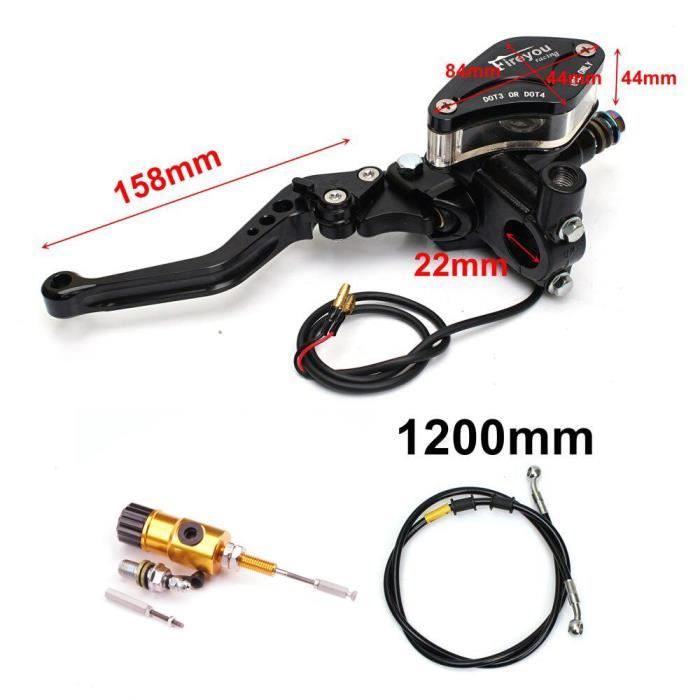 Or A - Kit d'embrayage de moto CNC, Piston à levier, Maître-cylindre