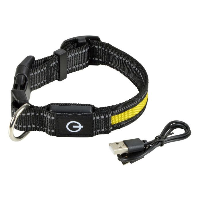 Meilleurs prix pour Collier Lumineux Pour Chien LED 35cm Jaune