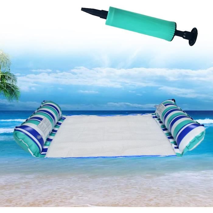 Hamac Gonflable Piscine 4 En 1 Bouée Matelas Gonflable Chaise De Lit Flottant Pour Adultes