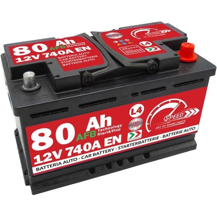 Аккумулятор 12v 80ah 740a