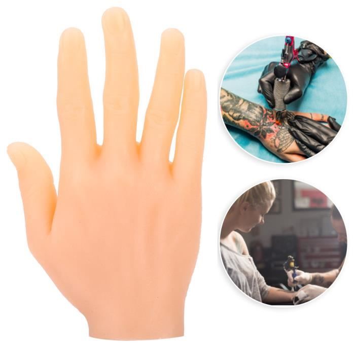 Pratique Du Tatouage Main Silicone Doux Fausse Main Pour Artistes Tatoueurs Debutants Main Droite Cy Achat Vente Pratique Du Tatouage Main Cdiscount