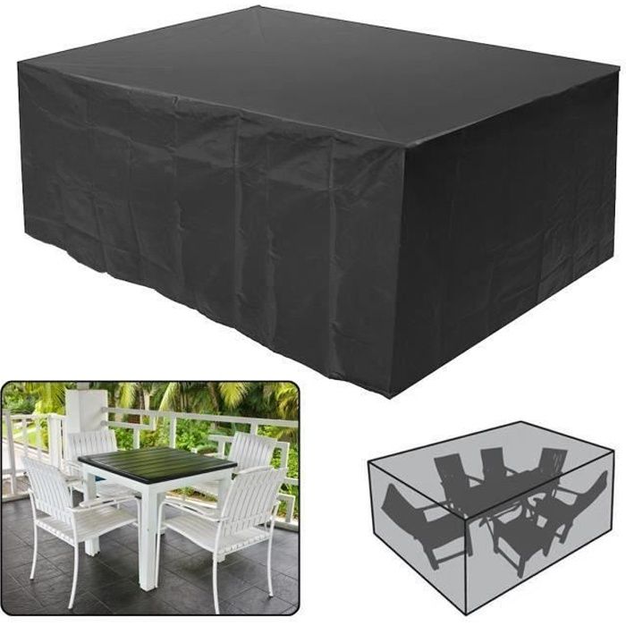 Housse de protection - TEEKLY® - Imperméable - 170x94x70cm - Pour salon de jardin
