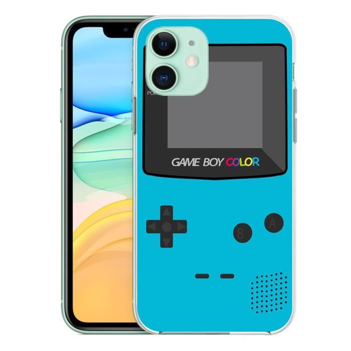 coque pour iphone 11 game boy color turquoise cdiscount telephonie
