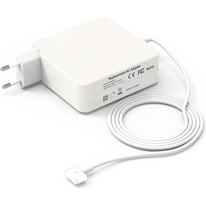 Chargeur alimentation Magsafe 1 60W Type L Macbook Pro 13 pouces Macbook  Air 13 pouces et 11 pouces (2010 - 2012) - Cdiscount Informatique