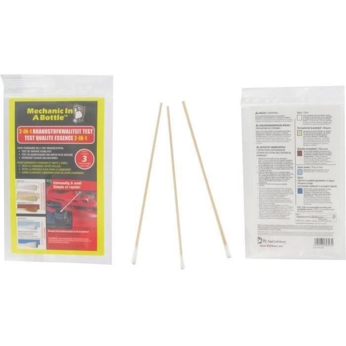 Lot de 3 testeurs pour carburant