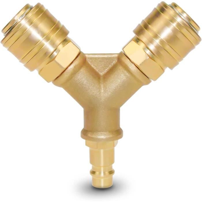 Distributeur D'air Comprimé 4 Voies - Pour Aérographe - Raccord 1/8" - Agora-Tec - 8