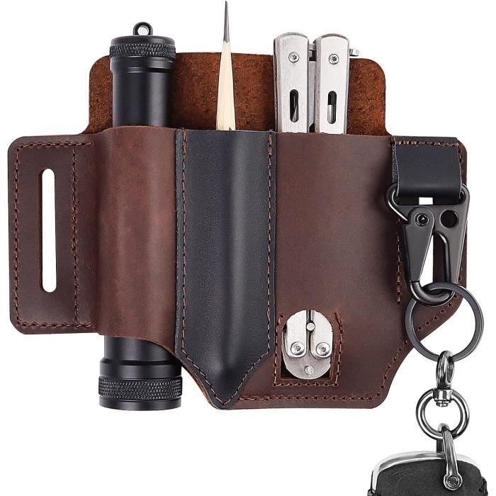 Étui multi-outils en cuir à clip ceinture Leatherman Holster fait