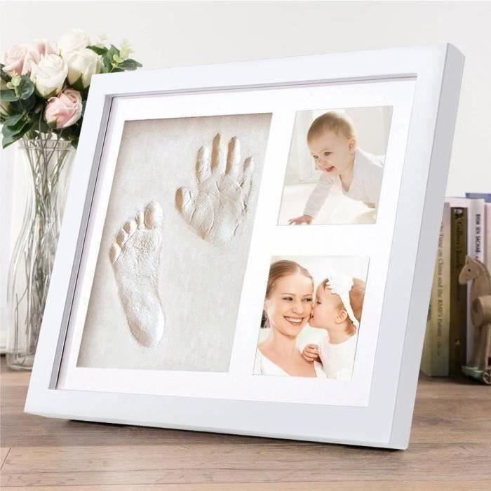 Bebe 3d Kit De Moulage De Platre Empreinte Empreintes Avec Cadre Blanc Photo Album Photo Cadeaux De Naissance Et Souvenirs Youngunsofarizona Bebe Puericulture