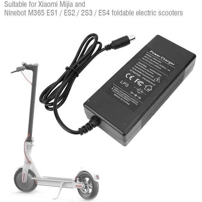 Chargeur de batterie adaptateur de Trottinette scooter électrique 42V 2A  pour Xiaomi 220V (prise UE) Mon1224-9-43154 - Cdiscount Sport