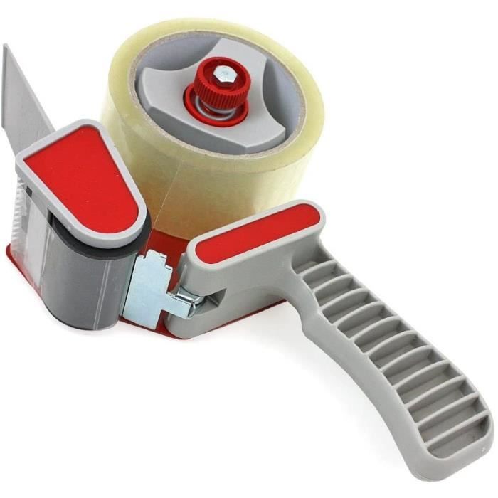 Pistolet à Ruban D'emballage Avec Lame De Rechange – Pour Ruban De 5,1 Cm De Large – Ergonomique Et Robuste