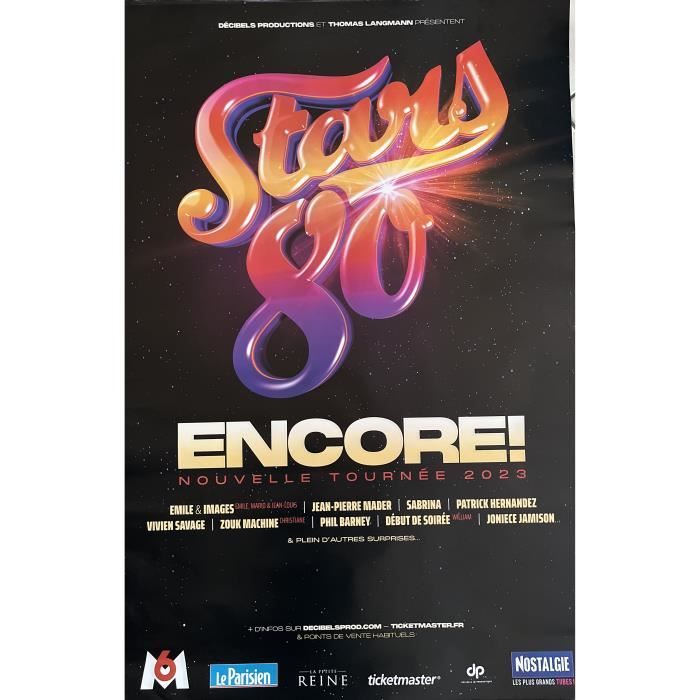 Tournee stars 2025 80 2019