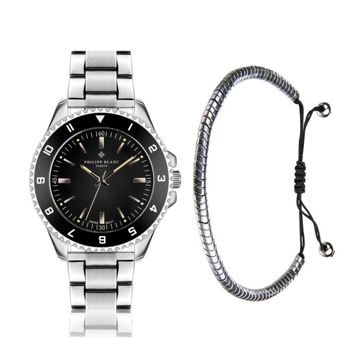 Montre et bracelet Philipp Blanc Avenches