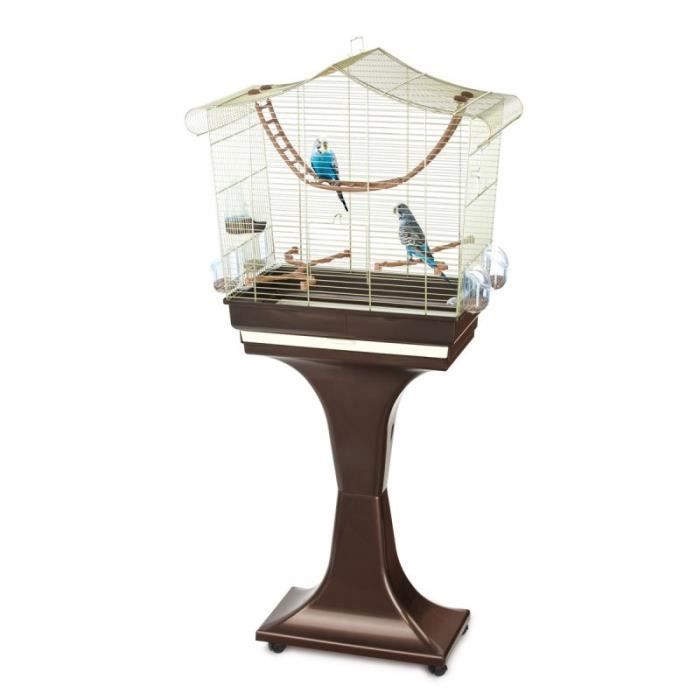 Cage pour Oiseaux Sofia - Marron