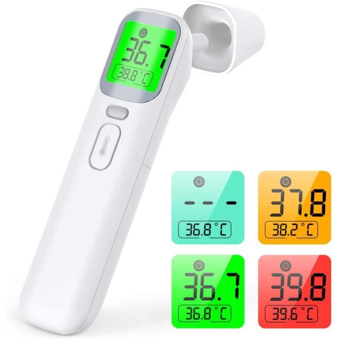ByFloProducts  Thermomètre auriculaire, frontal et pour objet