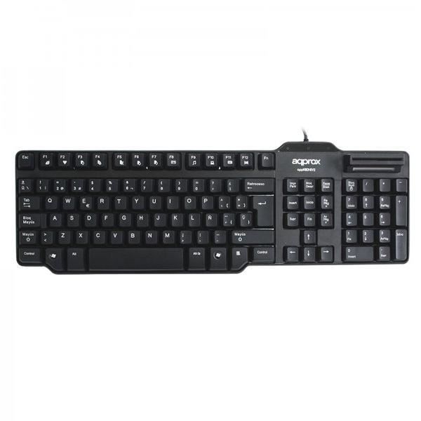 Approx! Clavier - USB Noir - vue 2