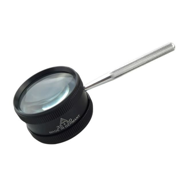 Loupe optique,Loupe optique portative 35X avec poignée en métal, Loupe — free download