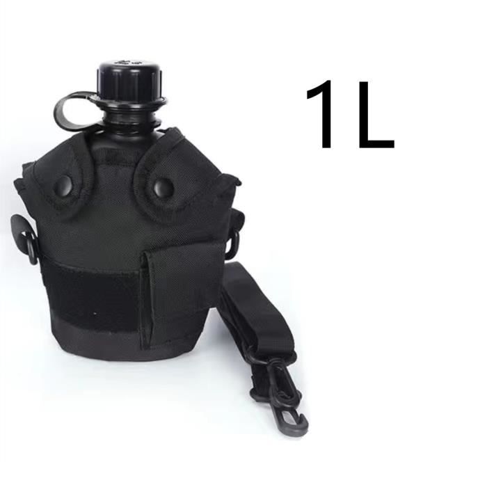 TRIWONDER Poche Bouteille Molle Tactique - Porte Gourde Militaire Ultra Résistante, Compatible MOLLE Pour Sac à Dos Randonnée & Camping