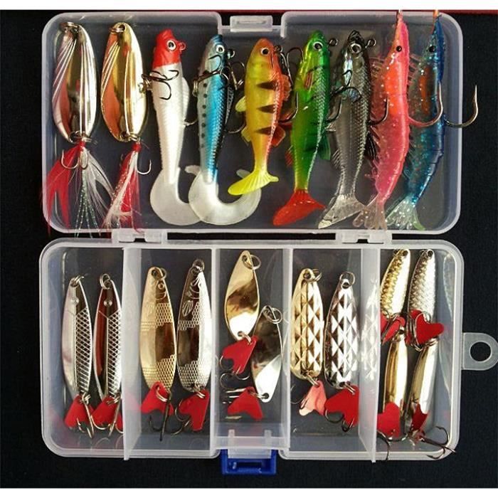 Lot De 3 Cuillers Toby Abu Garcia – 18g, Pour Saumon Truite, Hameçons Fusion19 Ultra Tranchants
