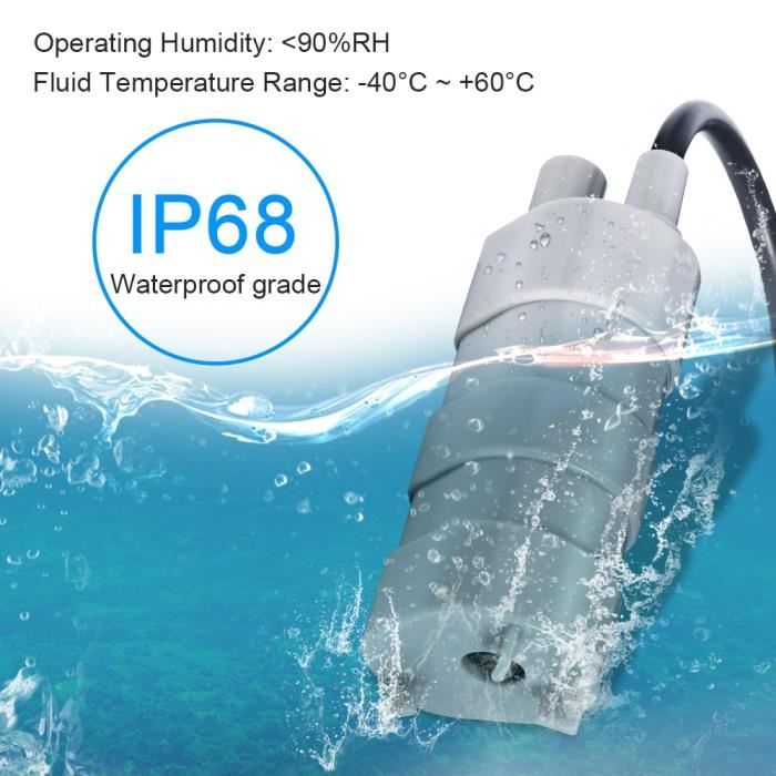 Reich Pompe Submersible Easy – Pompe à Eau Silencieuse Pour Camping-Car & Caravane, Eau Potable Certifiée, Installation Facile
