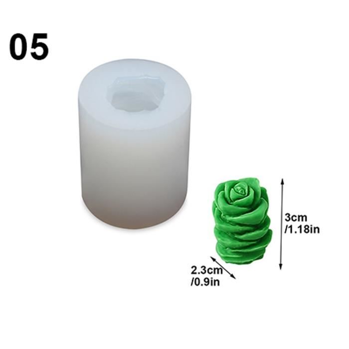 GRAND MOULE À Bougie en Forme de Chien Mignon en Silicone pour Savon