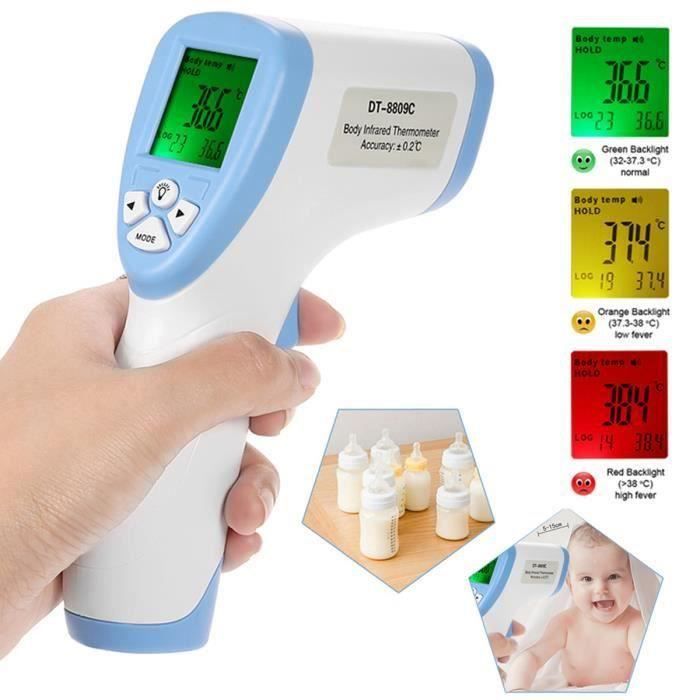 Test Du Thermomètre Infrarouge Sans Contact : Précision Et Rapidité