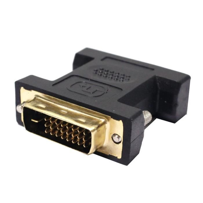 SeaStart Adaptateur DVI-I Dual-Link 24+5 mâle vers HDMI Femelle