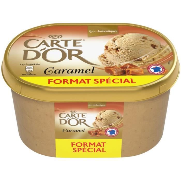 Carte D'Or Crème glacée caramel fleur de sel 650g Cdiscount Au quotidien