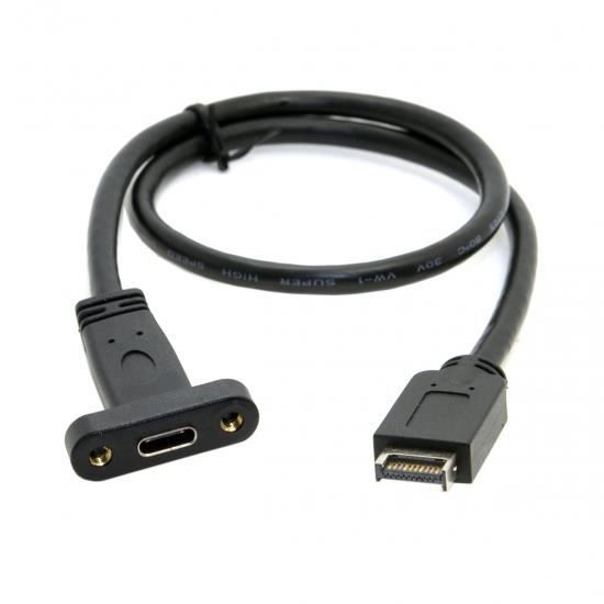 Chenyang En Tete 3 1 Facade Usb Au Cable D Usb C Type C Femelle Extension 40cm Avec Vis De Montage Panneau Prix Pas Cher Cdiscount