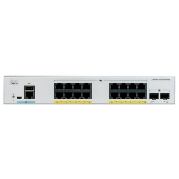 Cisco Catalyst C1000-16FP-2G-L commutateur réseau Géré L2 Gigabit Ethernet (10/100/1000) Gris Connexion Ethernet, supportant