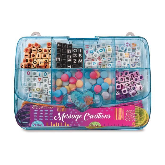 Coffret perles : Message bracelets mini boite Clementoni Jeux - vue 3