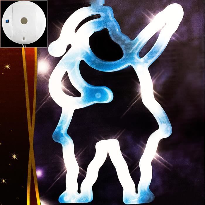 Pere Noel Decoraton Lumineuse Fenetre Exterieur Interieur Avec 8 Leds 20 Cm Achat Vente Guirlande De Noel Cdiscount