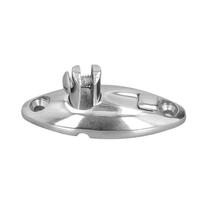 Charnière De Pont Rotative 180° Inox 316 - Accessoire Bimini Bateau Yacht Marin Avec Quincaillerie