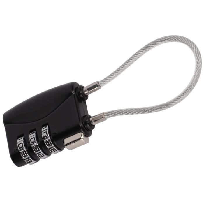 Cadenas à Combinaison En Alliage De Zinc à 5 Chiffres Pour Bagages De Voyage Argent