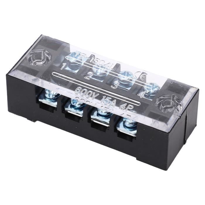 Barre Omnibus Protection Couvercle Barre De Bus Victron Energy 250A 6P - Distribution Courant élevé Avec Couvercle De Protection Distribution Courant élevé CC