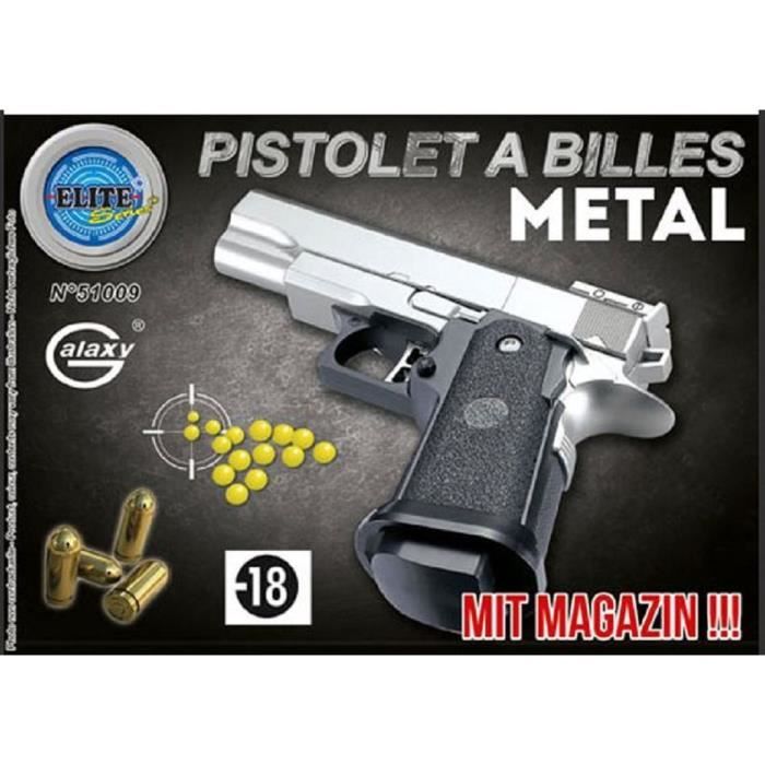 pistolet a bille metal 51009 51009 :  : Vente de pistolet