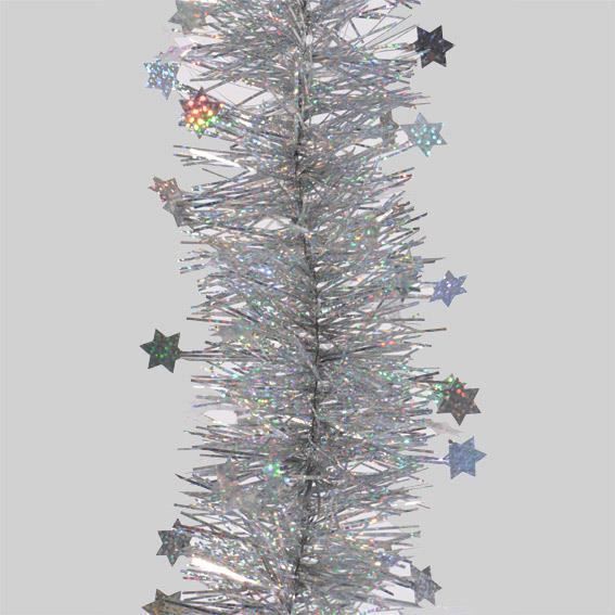 Guirlande de Noël Etoilée luxe Argent - Cdiscount Maison