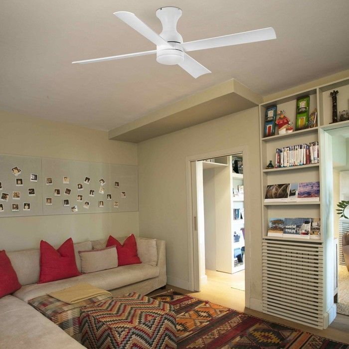 Ventilateur de plafond - Faro - Fraser - LED - Acier - 6 vitesses - Far