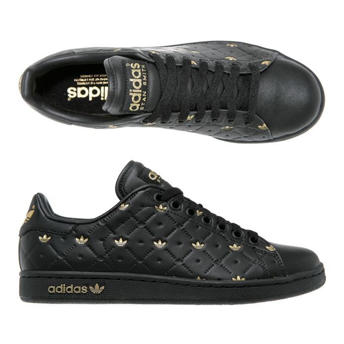 adidas stan smith noir et doré