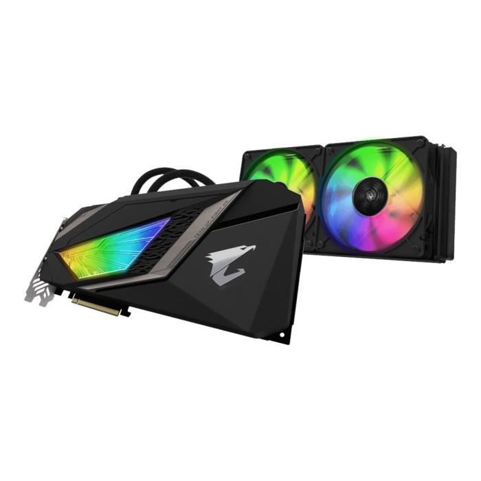 GIGABYTE Carte graphique AORUS GeForce RTX 2080 Ti XTREME WATERFORCE 11 Go Cdiscount Informatique