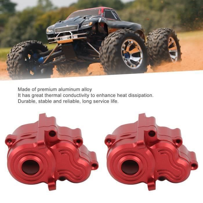 Generic Couvercle de Boîte de Vitesses RC en Alliage D'aluminium, Durable pour Modèle de Voiture télécommandé 144001 (Blue