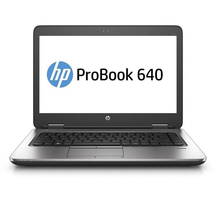 PC portable HP ProBook 640 G2 – 14 1920 x 1080 ( Full HD ) – Core i5 6200U – 2.3 GHz – Win 7 Pro 64 bits (comprend Licence Windows