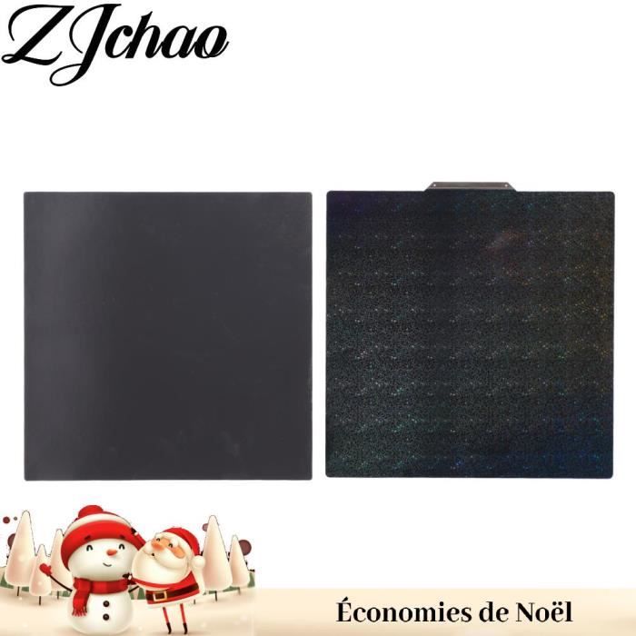 Thonlai Plateau PEI Double Face Texturé 500 X 500 Mm - Surface Magnétique Flexible Pour Imprimante 3D - Adhésion Parfaite PLA ABS PETG