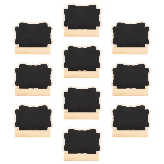 Sosoport Lot De 10 Mini Ardoises Avec Clips – Étiquettes Effaçables Réutilisables Pour Notes, Photos, Décoration Intérieur Extérieur