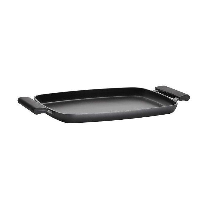 Plaque grill - INOXIBAR - Spéciale four - aluminium fondu - antiadhésif Greblon - four 220°C