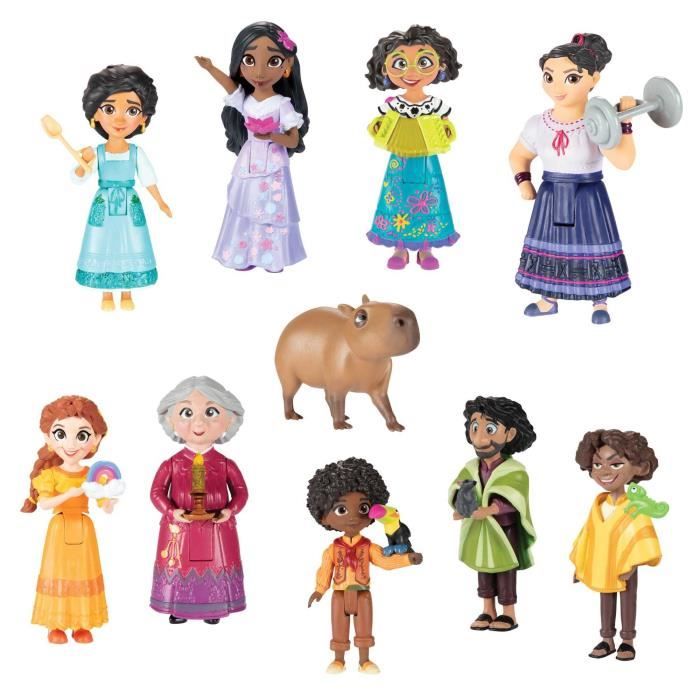 Figurines Disney Encanto - La Famille Madrigal - JAKKS PACIFIC - 6pcs  articulées 8cm + accessoires - Cdiscount Jeux - Jouets