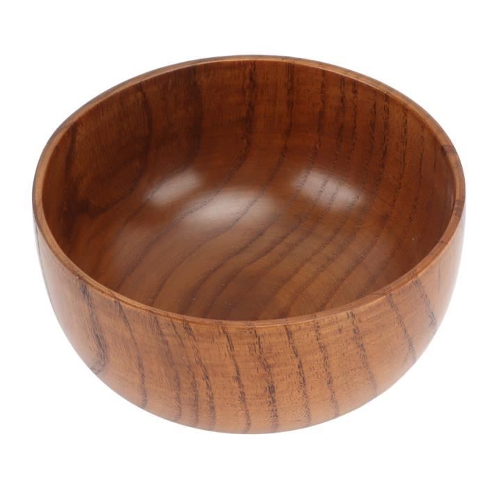 Bol En Bois Rond ISAKEN - Incassable, Réutilisable, Pour Soupe, Nouilles, Céréales, Plusieurs Tailles (9 à 15 Cm) - 14