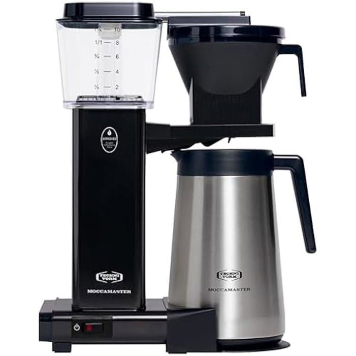 Cafetière - MOCCAMASTER - KBGT - 1.25L - Thermos - Filtre - Noir